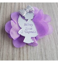 Kişiye Özel Pleksi Bebek Magnet Hatıra (Gümüş)