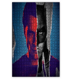 Cakapuzzle Batman ve Superman Tek Yüzde Puzzle Yapboz MDF (Ahşap) (1000 Parça)