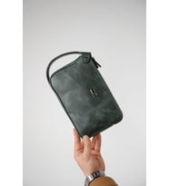 Moon Bag 4381 Hakiki Deri Unisex El Çantası (Haki)