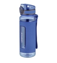 Uzspace FiftyFifty 520ml Tritan Su Matarası Silikon Korumalı Kaydırmaz Gövde (Lacivert)