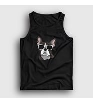 Presmono Unisex Sarı French Bulldog Köpek Atlet 401448tt (Siyah)