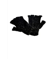 unisex ucu kesik yün elidiven (Koyu Gri)