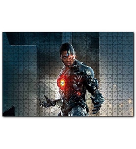 Cakapuzzle  Justice League Cyborg  Puzzle Yapboz MDF (Ahşap) (1000 Parça)
