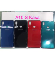 Samsung Galaxy A10 S Logolu Kasa Kapak - Yan Tuşlar Dahil  SM-A107F A10S (Yeşil)