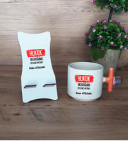  Hukuk Okuduğumu Söylemiş Miydim  Hediye Sepeti Kupa Bardak T Kulplu ve Ahşap Telefon Standı Hukuk Öğrencisine Hediye (Model 7)