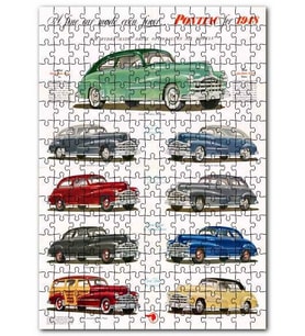 Cakapuzzle Pontiac 1948 Foldout Model Kataloğu Puzzle Yapboz MDF (Ahşap) (255 Parça)