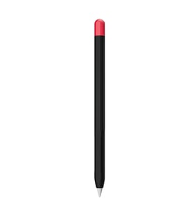 Microsonic Apple Pencil (2. nesil) Kılıf Mat Silikon Sarı Yeşil (Kırmızı)