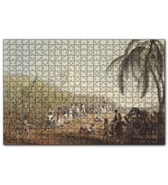 Cakapuzzle Amerikan Kasabasında Tarlada Çalışan Köleler  Puzzle Yapboz MDF (Ahşap) (500 Parça)