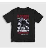 Presmono Unisex Çocuk Beyaz Experiment Ufc Mma Güreş Aleksandr Karelin T-Shirt 497241tt (Siyah)