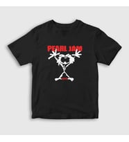 Presmono Unisex Çocuk Beyaz Alive Pearl Jam T-Shirt 73851tt (Siyah)