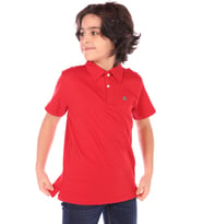 Toontoy Erkek Çocuk Polo Yaka Tişört (Kırmızı)