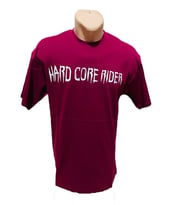 Hard Core Oversize Erkek Tişört (Bordo)