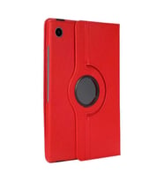 Lenovo M10 Plus TB-X606F TB-X606X Kılıf 360 Dönebilen Standlı Case (Kırmızı)