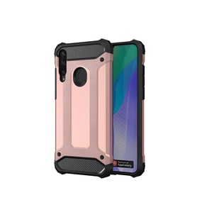 Huawei Y6P Kılıf Crash Zırh Silikon Kılıf (Rose)