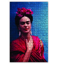 Cakapuzzle Frida Kahlo Gülümseyen Puzzle Yapboz MDF (Ahşap) (1000 Parça)