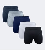 Malabadi Erkek 5 Li Paket Biyeli Modal Boxer 5MB017 (Karışık)