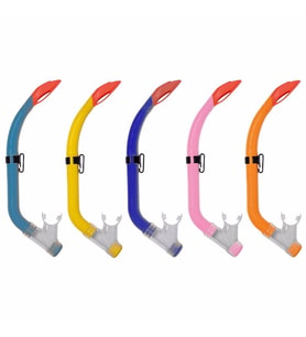 BEUCHAT Şnorkel OCEO Çocuk, Tahliyeli (Pembe)