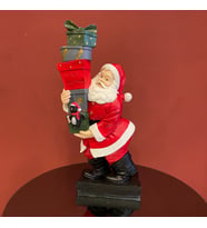 HEDİYELİ NOEL BABA BİBLO HS503 (Kırmızı-Siyah)