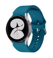 Samsung Galaxy Watch 4 5 6 7 FE 40 40 44 Classic 42 43 46 47 mm Kordon Silikon K (Petrol Yeşili)