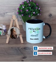 Mekatronik Mühendisi Kupa Bardak Beyaz ve Fotoğraflı Ahşap Anahtarlık Hediye (Model 11)