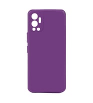 Kvy İnfinix Hot 12 Biye Silikon Kılıf (Mor)