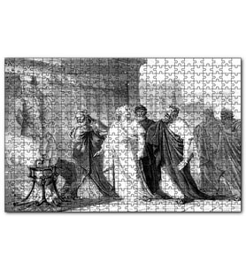 Cakapuzzle Antik Dünyada Bilimsel Düşüncenin Evrimi  Puzzle Yapboz MDF (Ahşap) (1000 Parça)