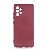 Galaxy A32 4G Kamera Çıkıntılı Soft Silikon (Mürdüm)