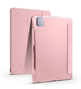 Xiaomi Mi Pad 5 / 5 Pro Kılıf Kalem Bölmeli Trifolding Case (Rose)