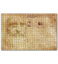 Cakapuzzle Leonardo Da Vinci ve Vitruvius Adamı  Puzzle Yapboz MDF (Ahşap) (255 Parça)