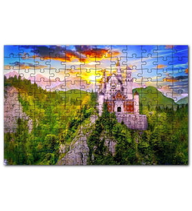 Cakapuzzle Neuschwanstein Masal Kalesi Almanya Puzzle Yapboz MDF (Ahşap) (1000 Parça)