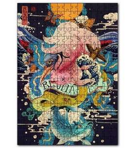 Cakapuzzle Deniz Canlıları Kompozisyon Puzzle Yapboz MDF (Ahşap) (1000 Parça)