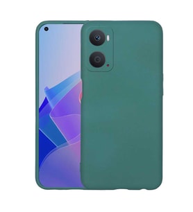 Oppo A76 Kılıf Zore Mara Lansman İç Yüzeyi Kadife Kılıf (Koyu Yeşil)