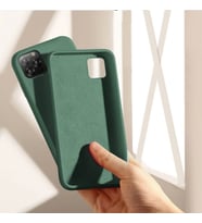 iPhone 12 PRO (6.1) LANSMAN YENİ NESİL KILIF (Koyu Yeşil)