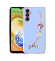 Galaxy A13 5G Kılıf El Tutamaçlı Zore Taka Silikon Kılıf (Mor)