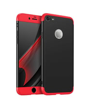 Microsonic Apple iPhone 8 Kılıf Double Dip 360 Protective (Kırmızı)