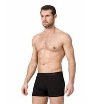 Namaldı Erkek Likralı Boxer 128 - 3 Adet (Siyah)