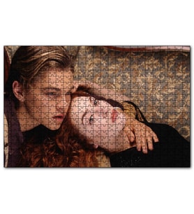 Cakapuzzle Titanic Rose ve Jack Kanepede  Puzzle Yapboz MDF (Ahşap) (255 Parça)