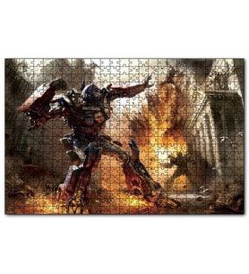 Cakapuzzle Ayın Karanlık Transformers Filmi Görseli  Puzzle Yapboz MDF (Ahşap) (1000 Parça)