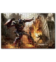 Cakapuzzle Ayın Karanlık Transformers Filmi Görseli  Puzzle Yapboz MDF (Ahşap) (1000 Parça)