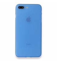 Uyumlu Model Apple iPhone 8 Plus Kılıf A+ Ultra İnce Sert Kapak (Lacivert)