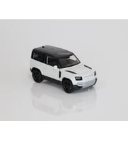 2020 Land Rover Defender 1:36 Ölçek Diecast Çek Bırak Model Araba (Beyaz)