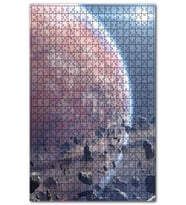 Cakapuzzle Gezegen ve Etrafındaki Asteroid Kuşağı Puzzle Yapboz MDF (Ahşap) (500 Parça)