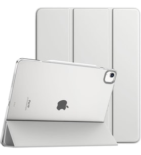 Apple iPad Air 13inç M2 Uyumlu Kılıf PU Deri Smart Standlı Case A2898 A2899 A290 (Gri)