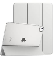 Apple iPad Air 13inç M2 Uyumlu Kılıf PU Deri Smart Standlı Case A2898 A2899 A290 (Gri)