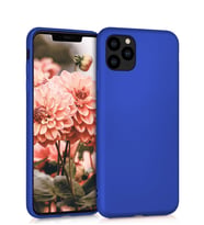 Microsonic Matte Silicone Apple iPhone 11 Pro Max (6.5'') Kılıf (Mavi)