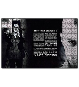 Cakapuzzle Taxi Driver De Niro'nun Kopyaları  Puzzle Yapboz MDF (Ahşap) (500 Parça)
