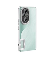 Honor 200 Pro Kılıf Kamera Korumalı Logo Gösteren Omega Kılıf (Gümüş)
