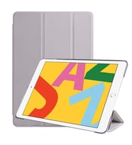 Apple iPad 10.2 2021 (9.Nesil) Kılıf Smart Cover Standlı Kapaklı (Gri)