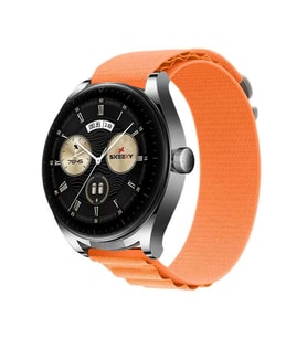 Amazfit Watch GTR 3 Pro-GTR 3-GTR 2e-GTS 2-GTR 47mm 22mm Uyumlu Frost Alpine Loop Kordon (Turuncu)
