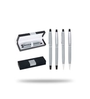 Bood Design Metal Roller & Tükenmez Kalem Seti (Gri)